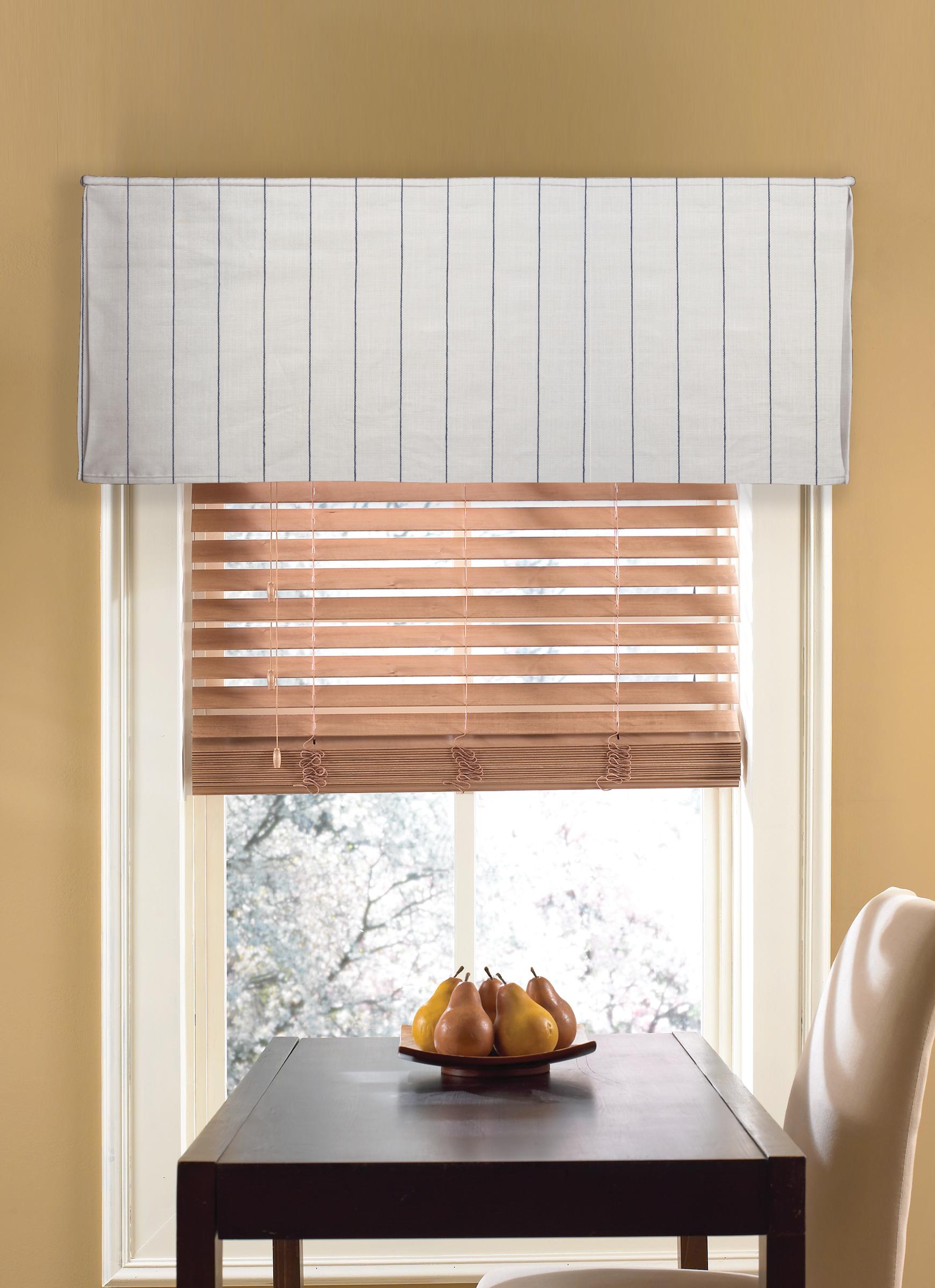 Budget Blinds of South East Calgary in Calgary: Warm Wood Slat Blinds