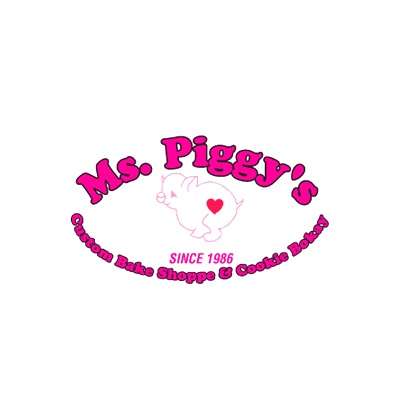 Ms Piggy's Custom Bake Shoppe & Cookie Bokay Logo