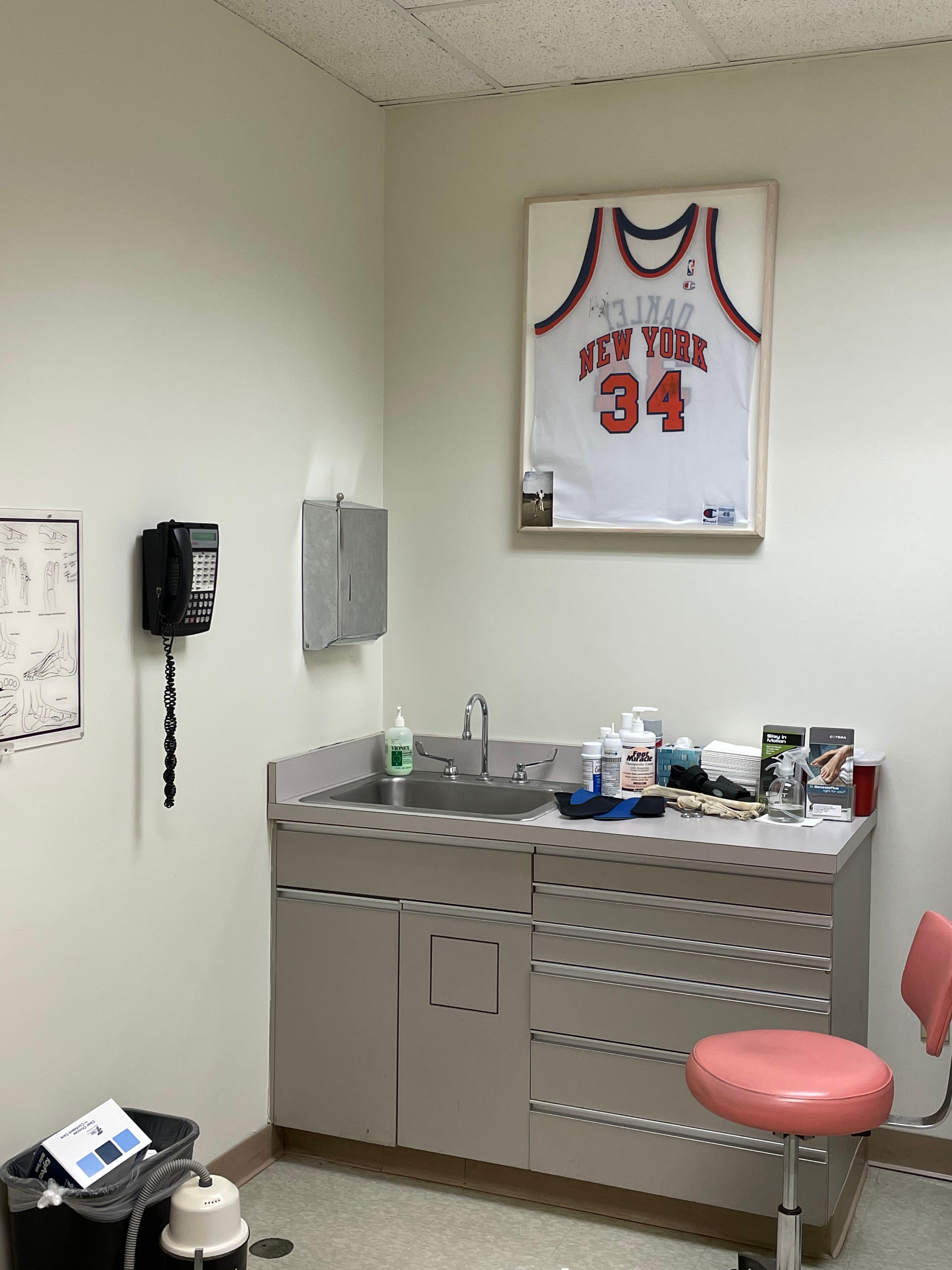 Geldwert Bunion Center patient room