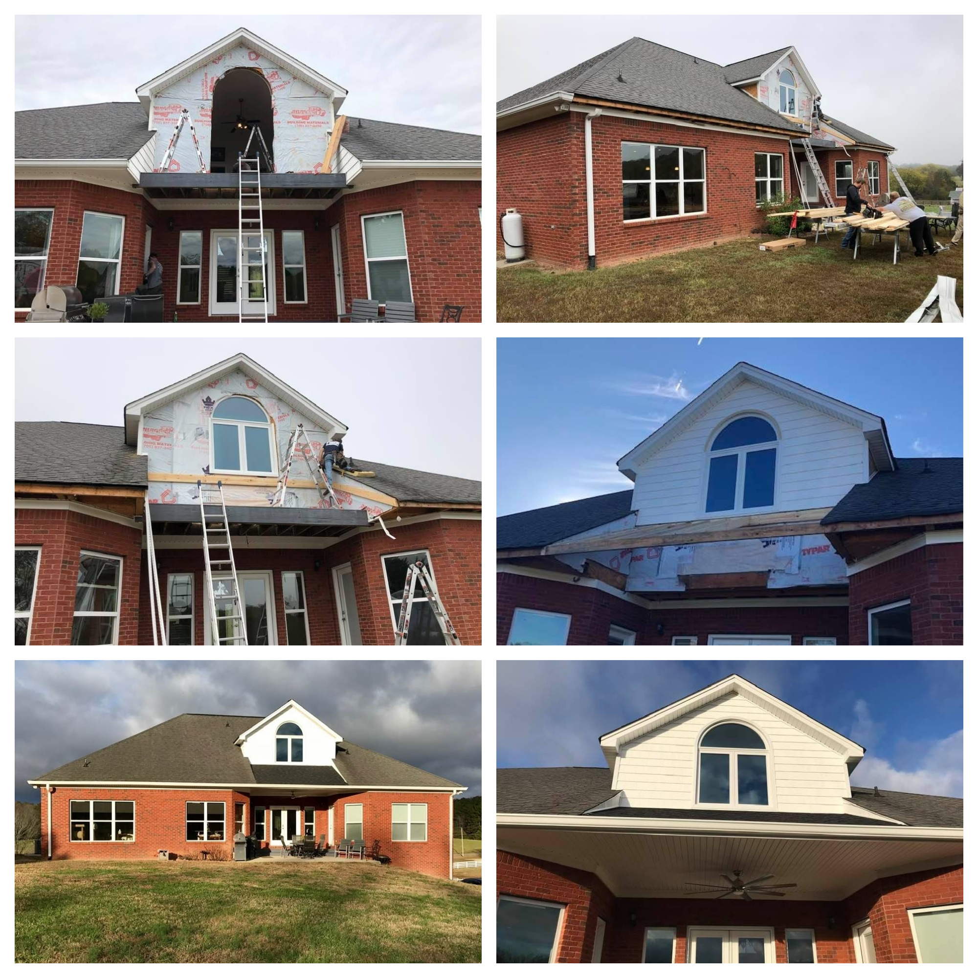Here are some pictures of a home in Ringgold that we recently completed. We removed an old double de Preferred Windows and Siding Chattanooga (423)682-8776