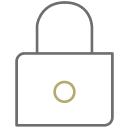 Closed padlock icon.