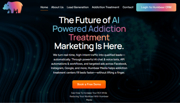 Images Humbear Media Addiction Marketing Rehab Lead Generation - Orange County