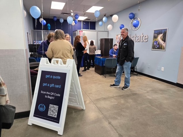 Allstate Agency Grand Opening Event with Local Chamber of Commerce in Presque, Isle ME 