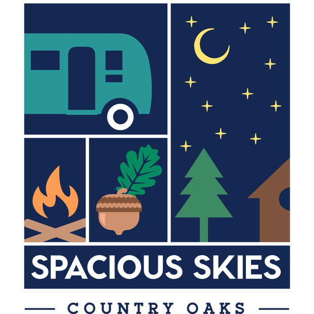 Spacious Skies Campgrounds - Country Oaks Logo