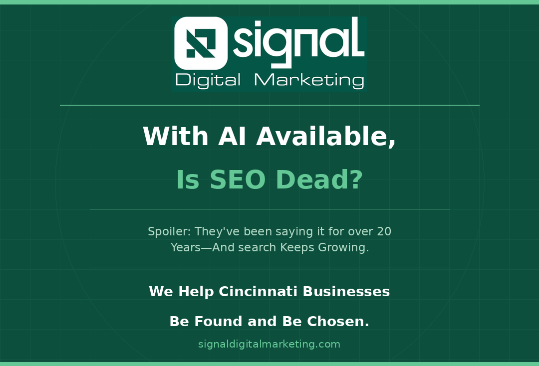They've been predicting SEO's death since 2007. First social media would kill it, then mobile apps, voice search and now AI. But with every innovation, Google's search volume grows. Today it's processing over 16 billion searches a day. Read our latest blog to see why search, and the need for SEO, just keeps getting bigger.