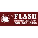 Flash Sanitation & Excavating Logo