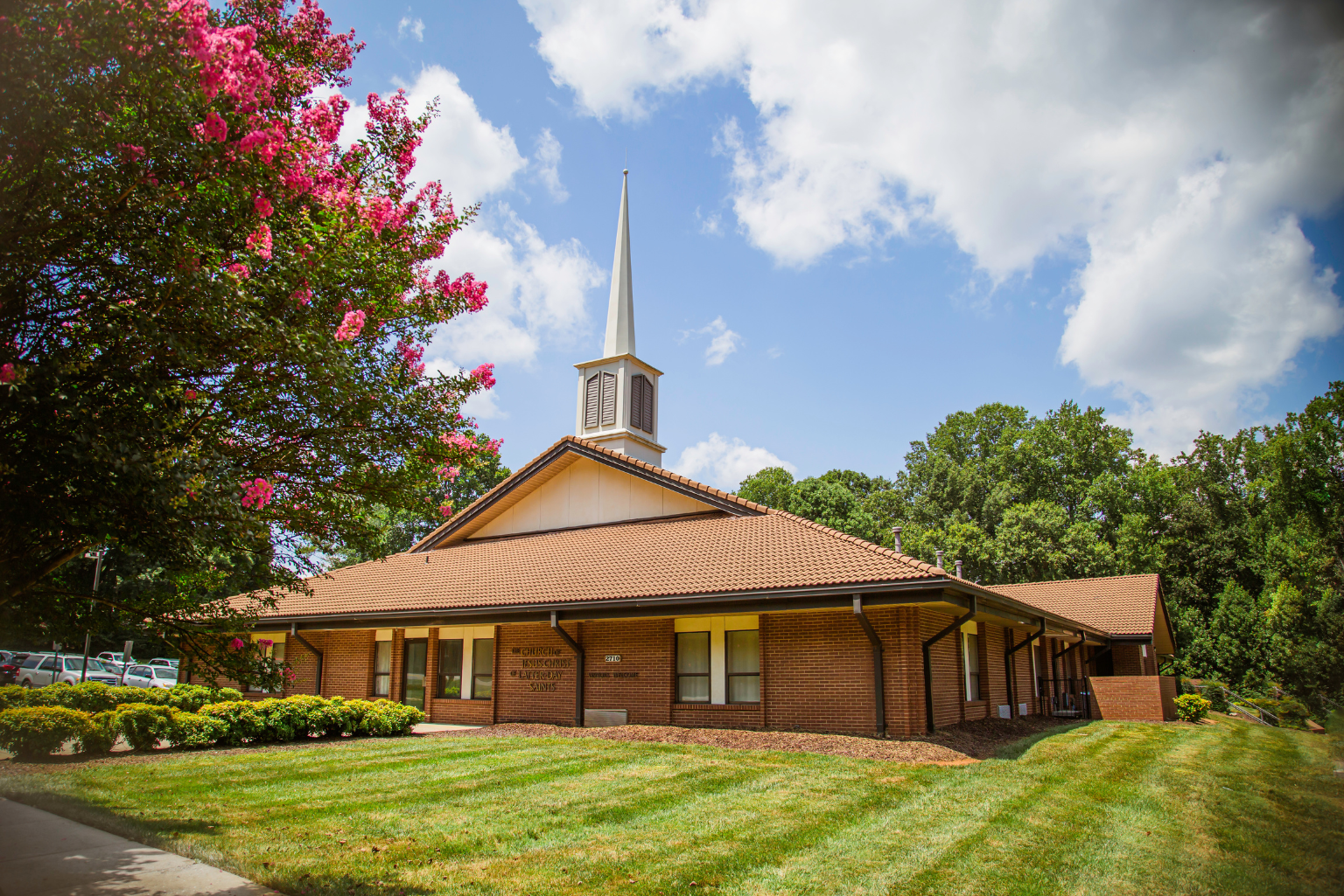 The Gastonia meetinghouse for The Church of Jesus Christ of Latter-day Saints