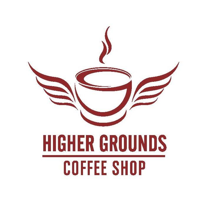 Higher Grounds Coffee Shop Logo
