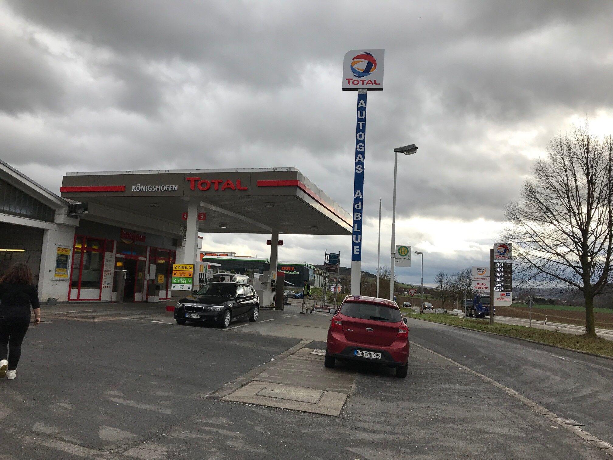 Kundenbild groß 1 Total Tankstelle Königshofen