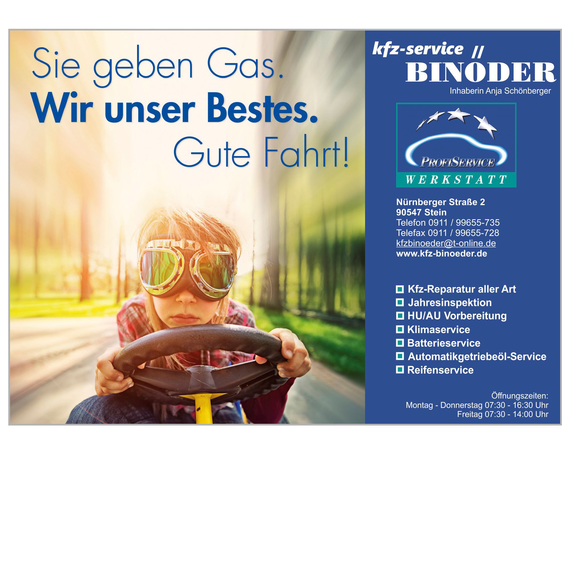 Auto-Service Binöder in Stein in Mittelfranken - Logo