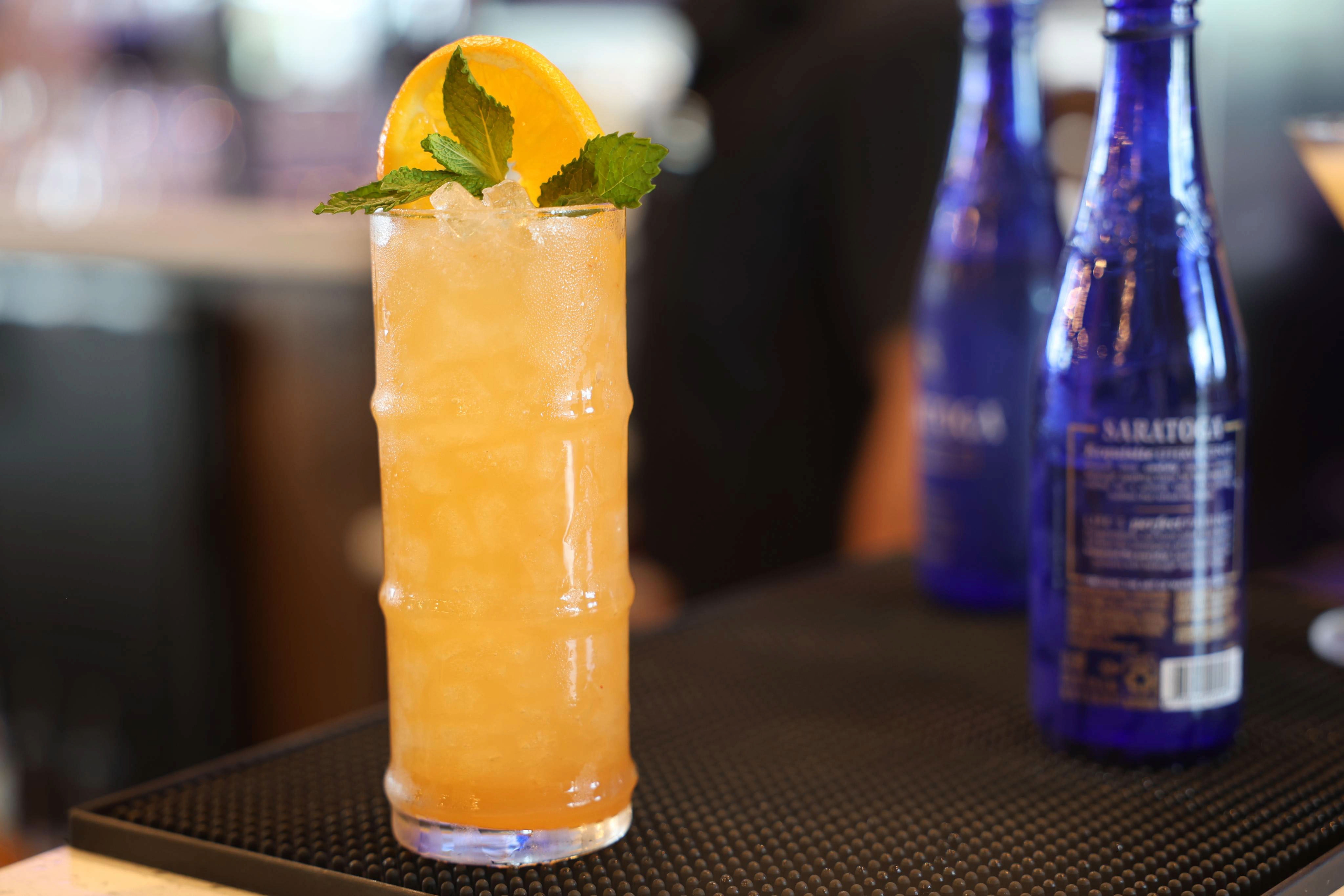 Jamaican rum, dark rum, curaçao, mango, lime, orgeat.