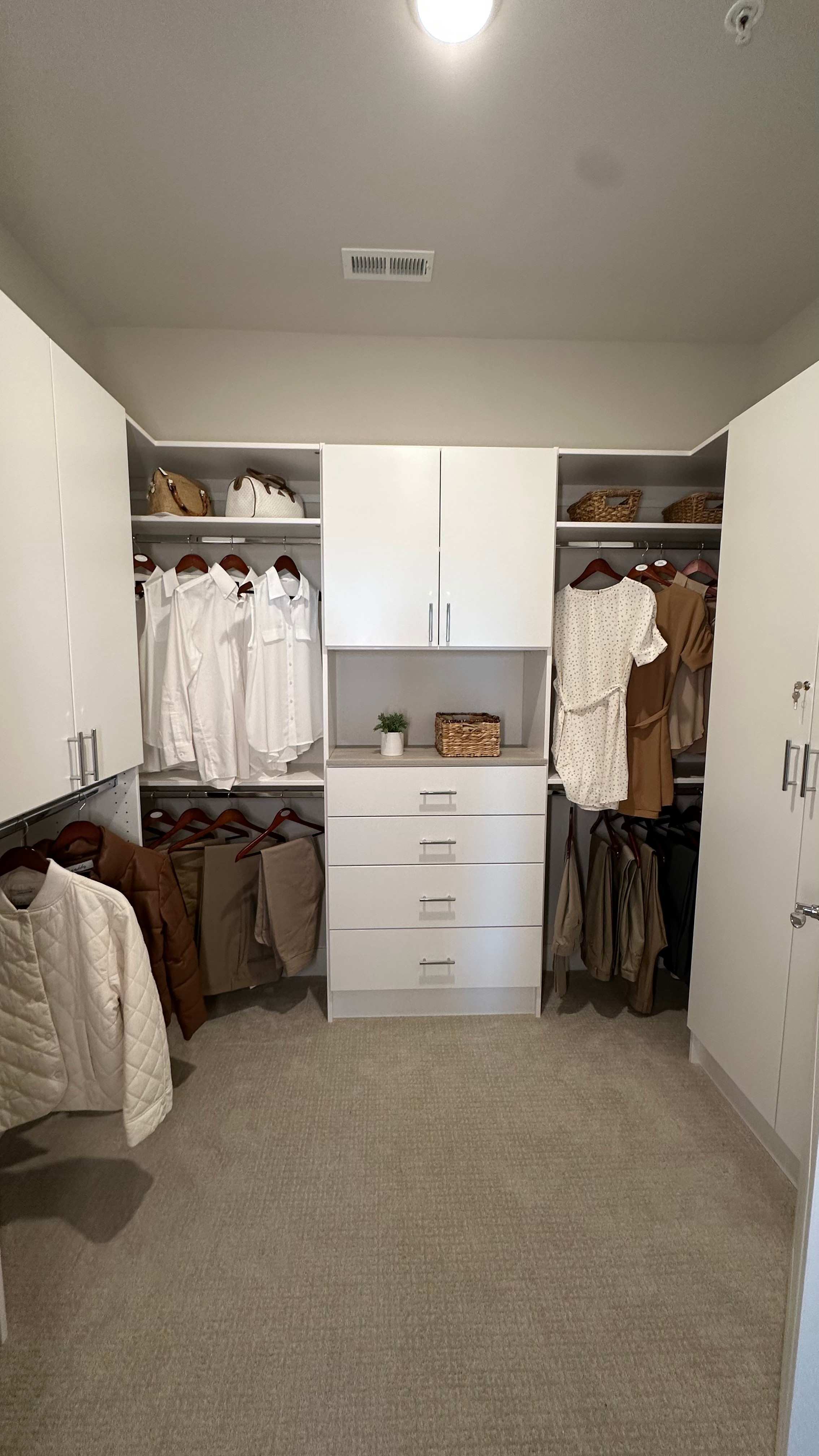 Closet organizers