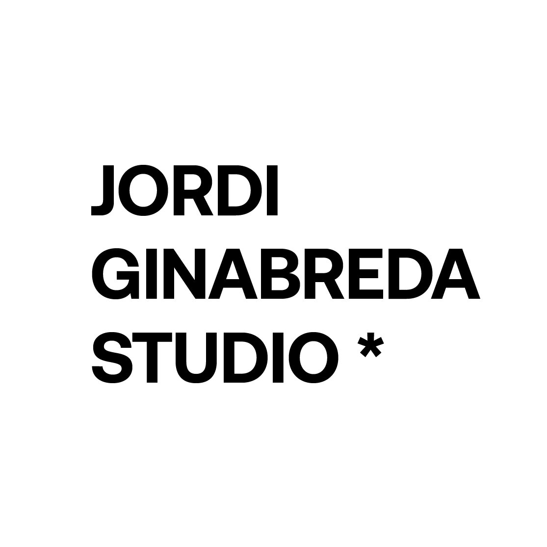 Jordi Ginabreda Studio Logo