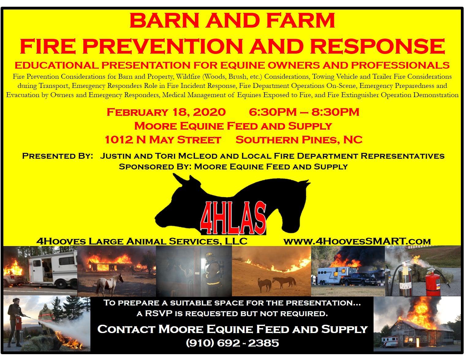 Image of Local Pet Event *RESCHEDULED* Barn and Farm Fire Prevention and Response Nearby