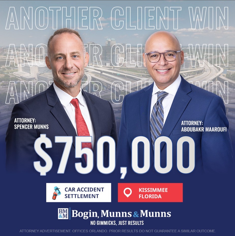 Trust Bogin, Munns & Munns for your Orlando Car Accident case.