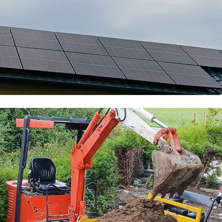 Logo von PV-Montage,Kleinbaggerarbeiten,Objektbetreuung Manuel Scholze-Simmel