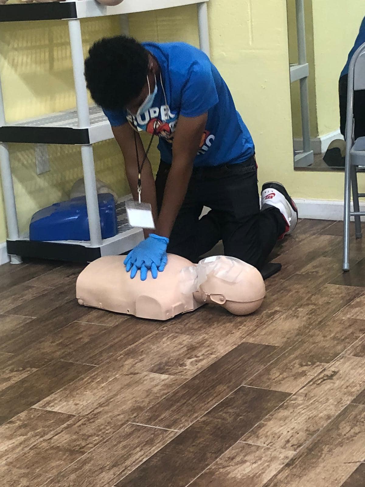 Take the SAFEST CLASS IN THE CITY! We go above and beyond to clean our facility and the material for each class to ensure the safety of our staff, students and community â¤ï¸ Sign up for our daily CPR classes today and get a FREE REUSABLE FACEMASK