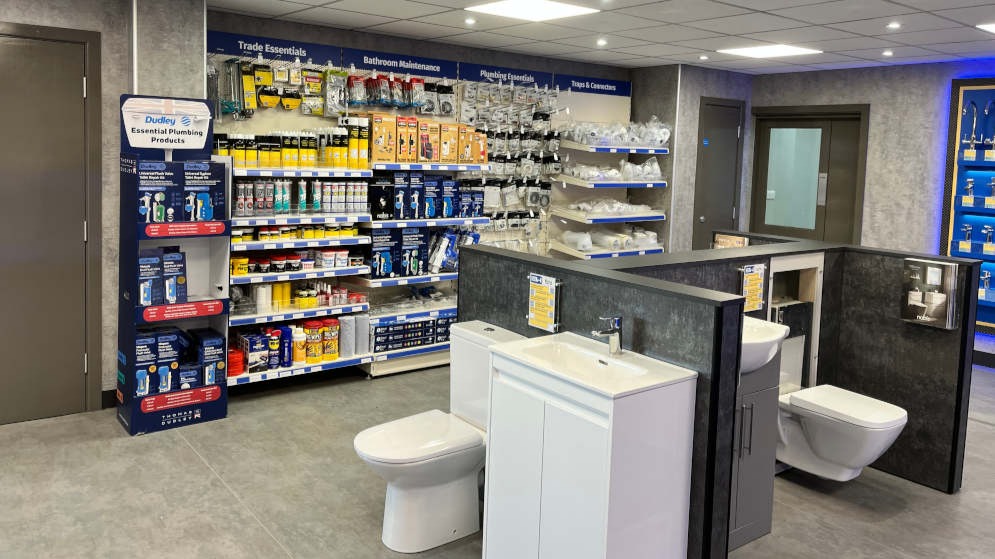 Inside Plumb Centre in Shrewsbury