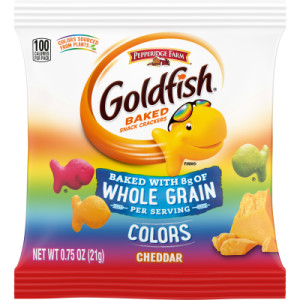 Goldfish® Baked with Whole Grain Cheddar Crackers Colors featured image