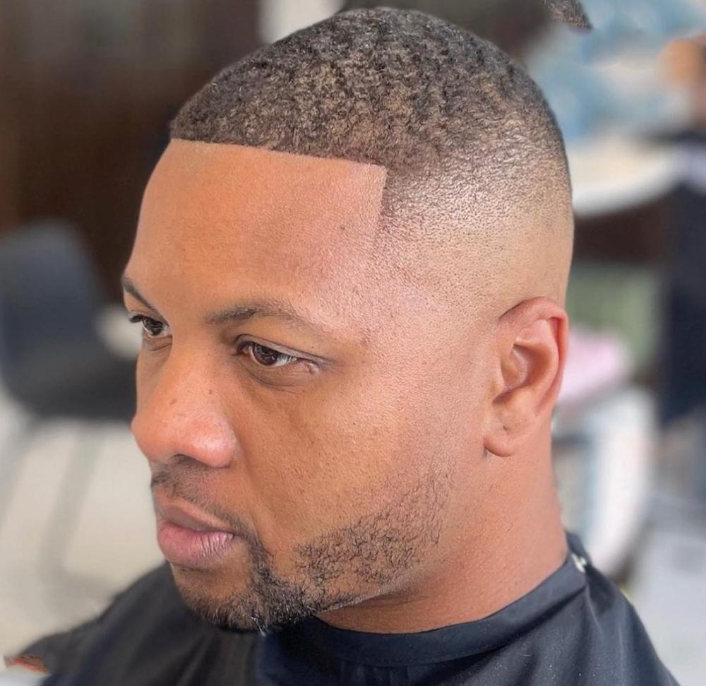 High Skin Fade Haircut with Lineup