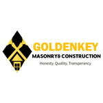 Goldenkey Masonry & Construction Logo