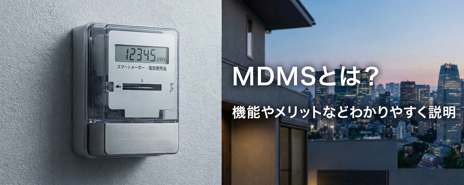 MDMS（メーターデータ管理システム）を表す画像