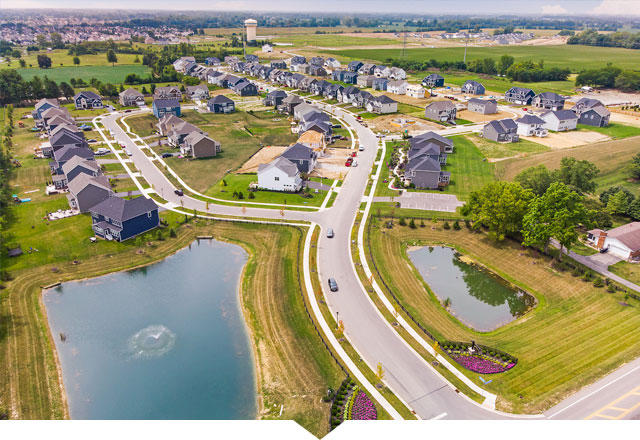 Tarlton Meadows offers a wide range of floor plans. The community is ideally situated close to shopping and schools with easy access to major traffic arteries. The community boasts picturesque ponds with tree-lined streets and plenty of sidewalks. If you're searching for homes in Hilliard, Ohio, inquire about Tarlton Meadows today!