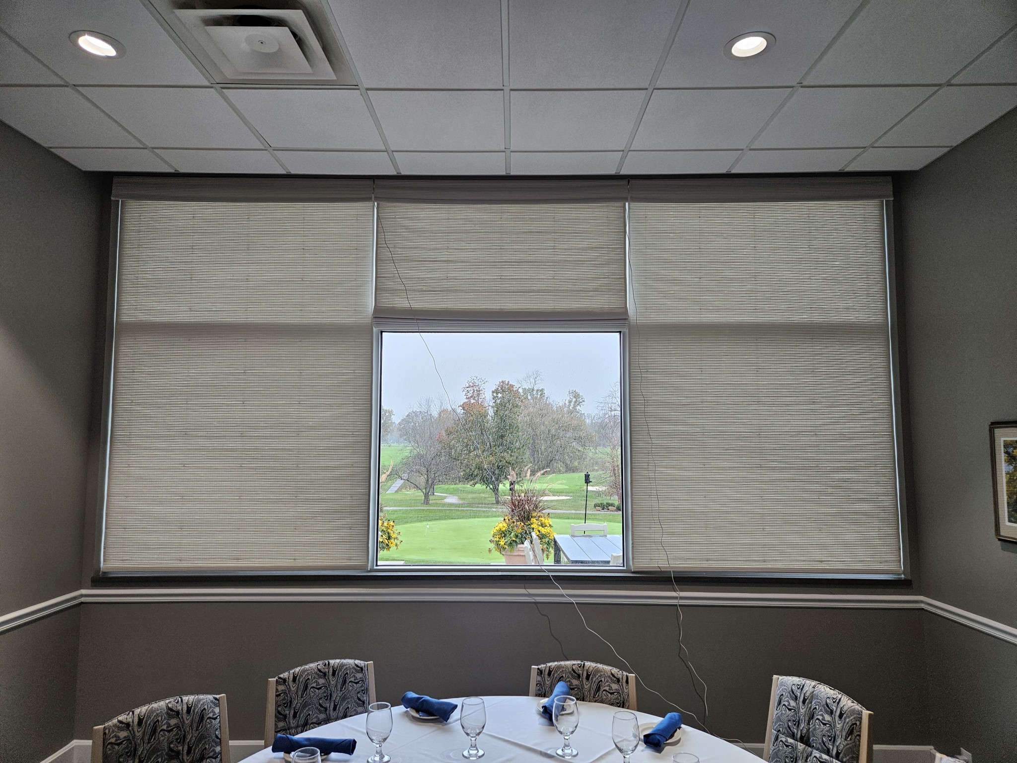 We offer Motorized Roller Shades