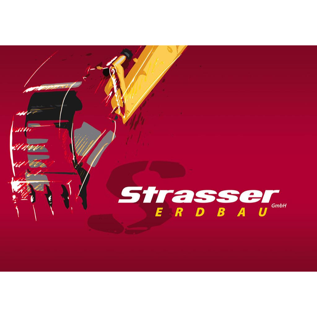 Strasser Erdbau GmbH | Kranarbeiten | Aushubarbeiten | Transporte | Sand, Kies, Steine Logo