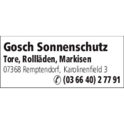 GOSCH GmbH & Co. KG in Remptendorf - Logo