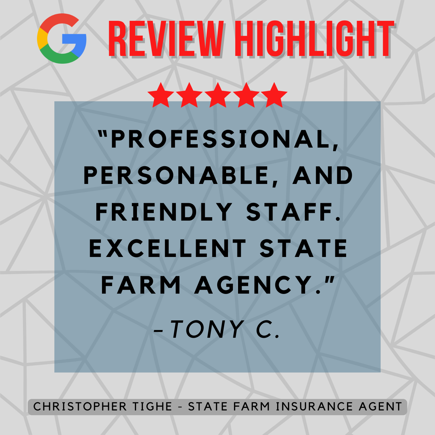 Christopher Tighe - State Farm Insurance Agent