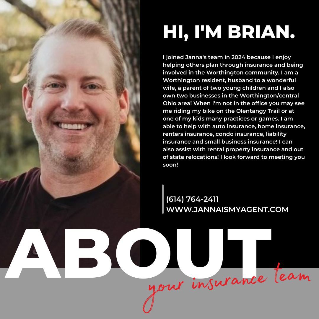 Meet one of the friendly faces behind our local agency, Brian!