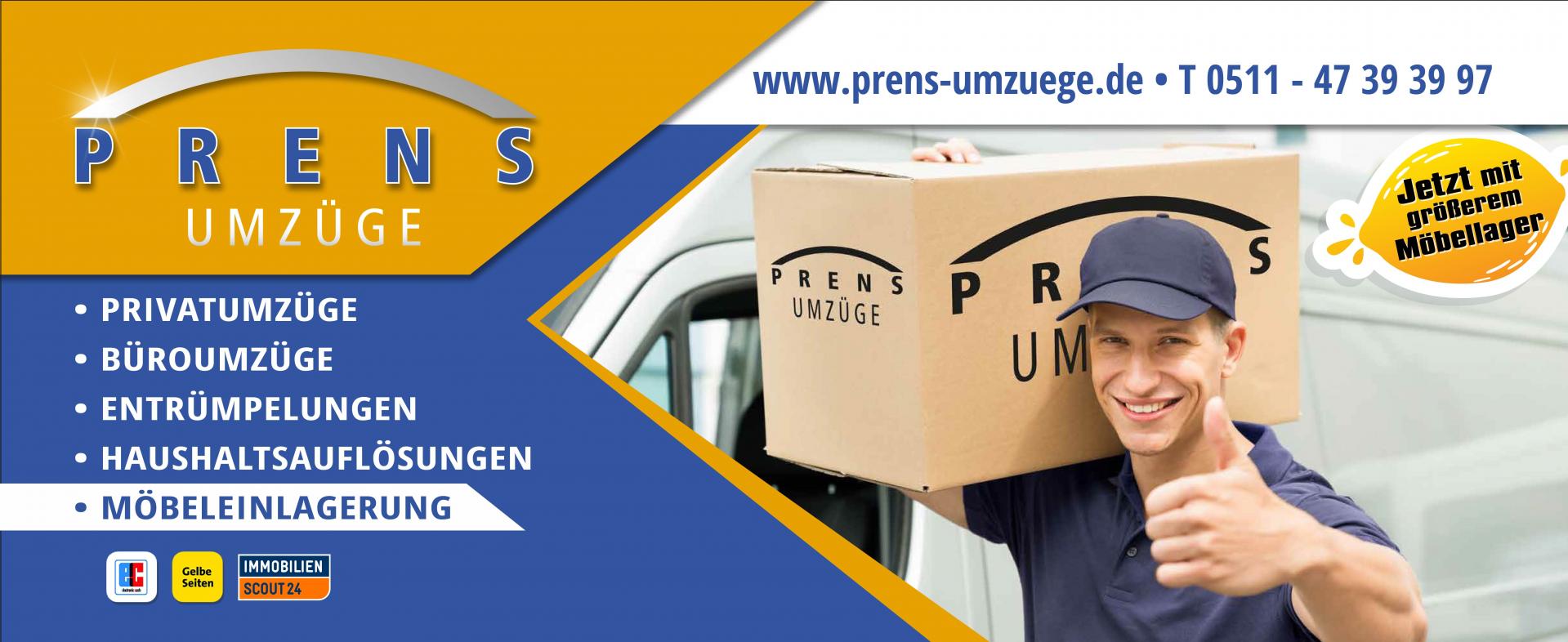 Prens Umzüge GmbH, Bartweg 20 in Hannover
