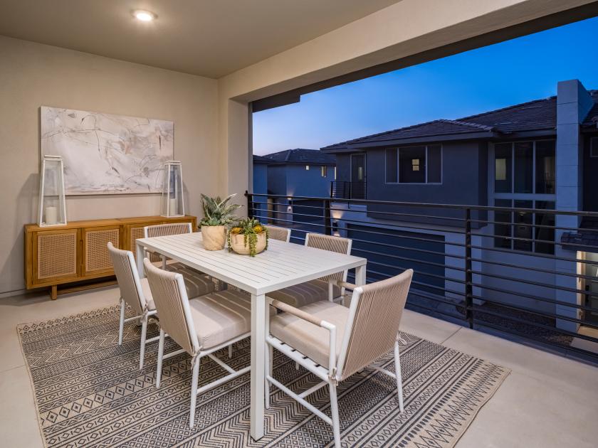 Gorgeous second-floor outdoor patio