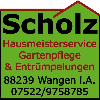 Logo Scholz Dachrinnenreinigung - Grünanlagen - Hausmeister