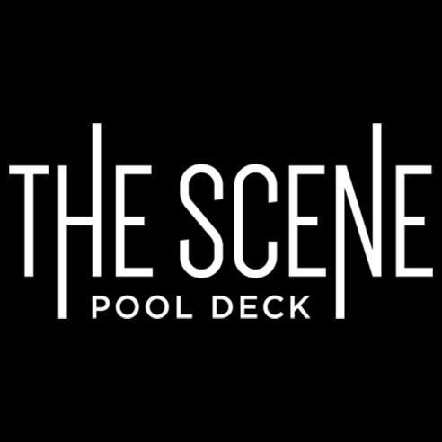 The Scene Pool Deck Home of the Flowrider Logo