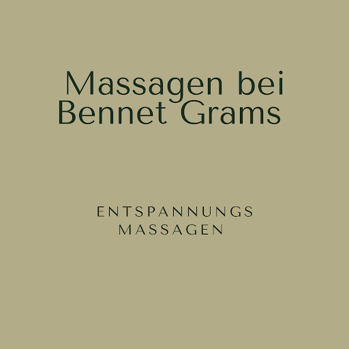Massagen bei Bennet Grams in Hamburg