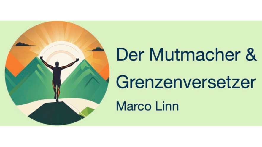 Der Mutmacher & Grenzenversetzer Marco Linn in Frankfurt am Main - Logo