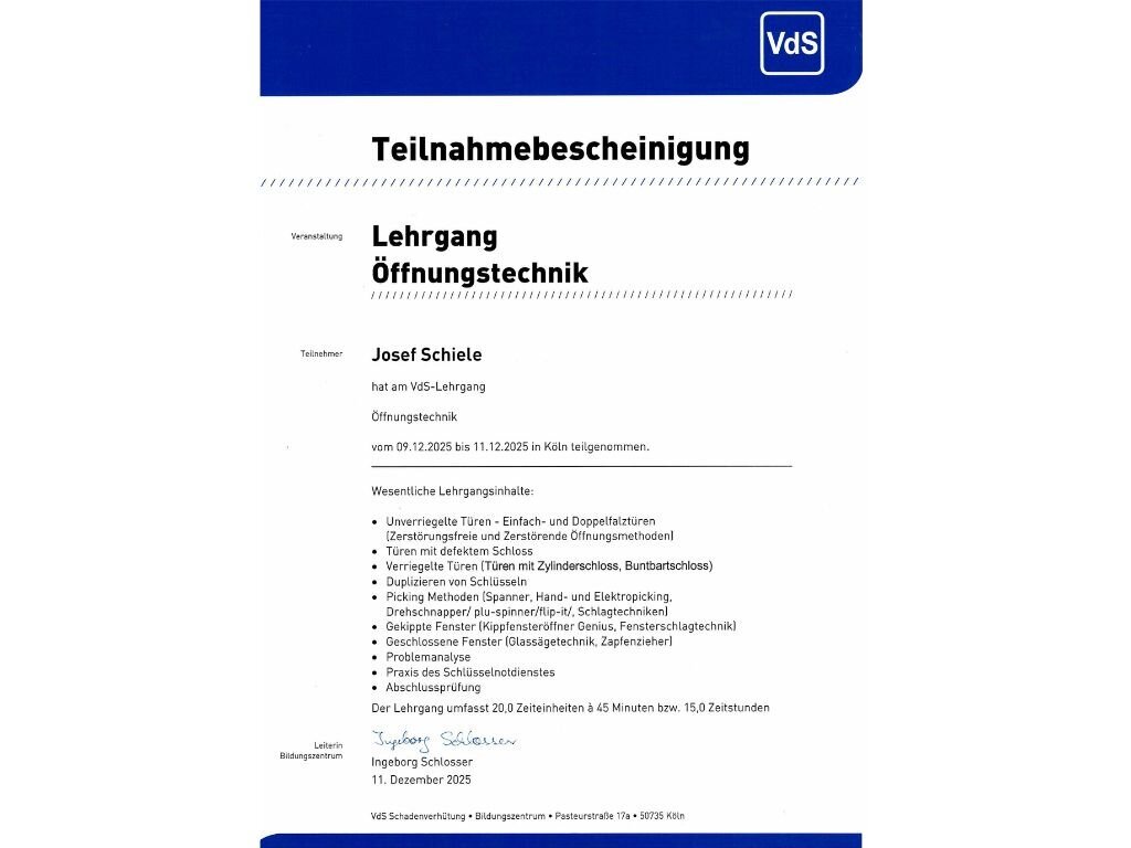 Schiele Services - Schlüsseldienst aus München-Pasing in München