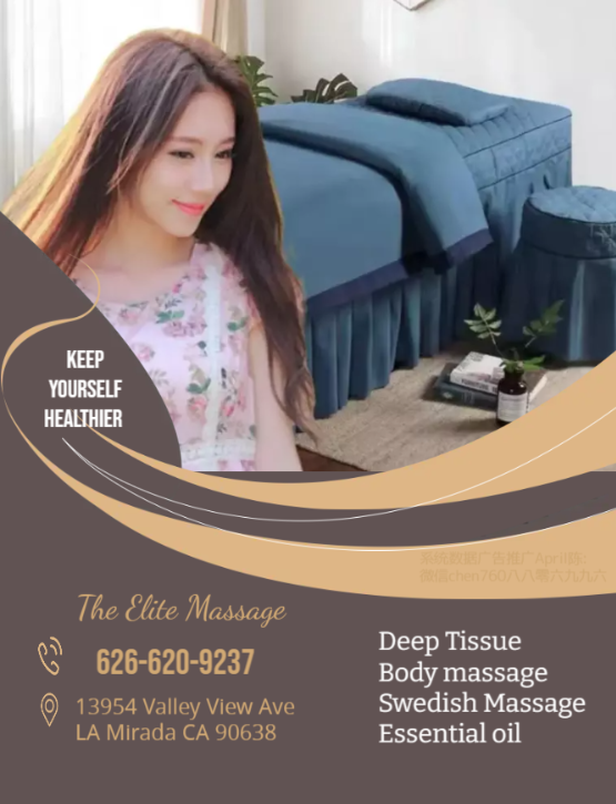 Whether it's stress, physical recovery, or a long day at work, The Elite Massage has helped 
many clients relax in the comfort of our quiet & comfortable rooms with calming music.