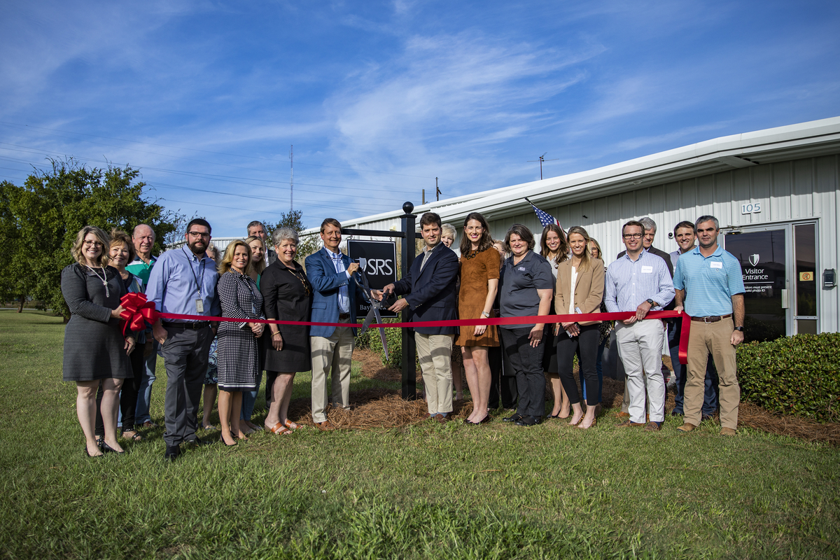 The SRS team in front of the SRS office in Thomasville, Georgia