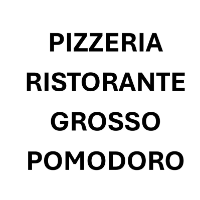 Pizzeria Ristorante Grosso Pomodoro Logo