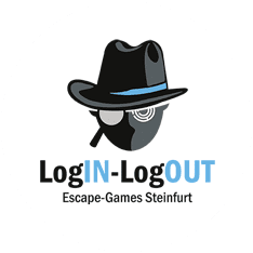 Logo LogIN-LogOUT Escape-Games Steinfurt