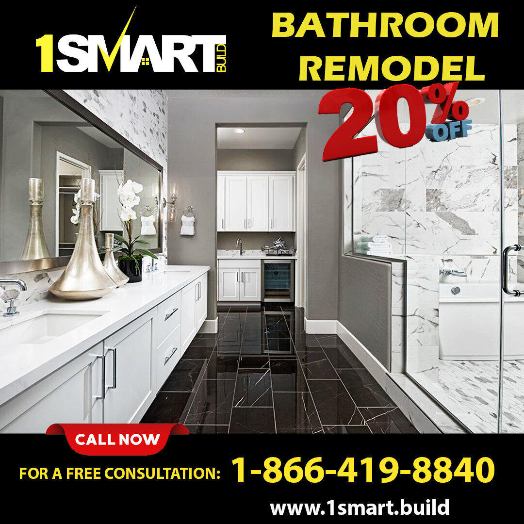 1 Smart Build - Construction Company,  Bathroom Remodeler, Kitchen Remodeler Los Angeles (866)419-8840