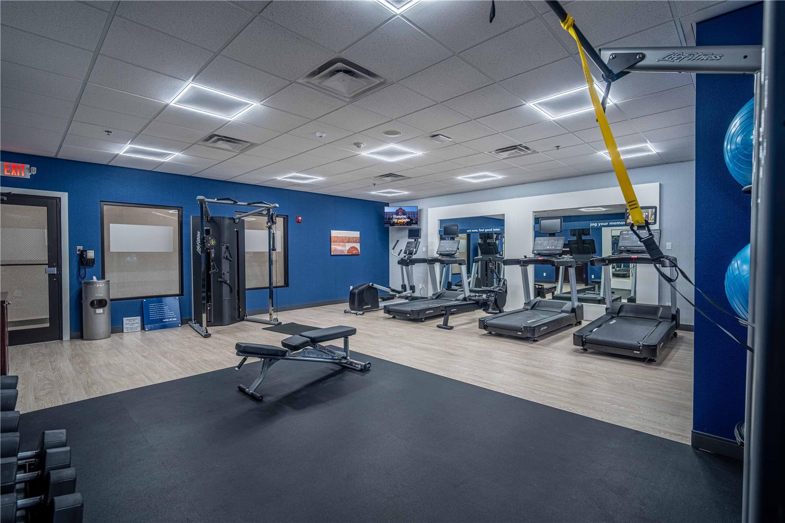 Health club  fitness center  gym 