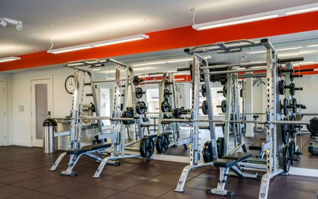 State-of-the-Art 24-Hour Fitness Center with Free Weights