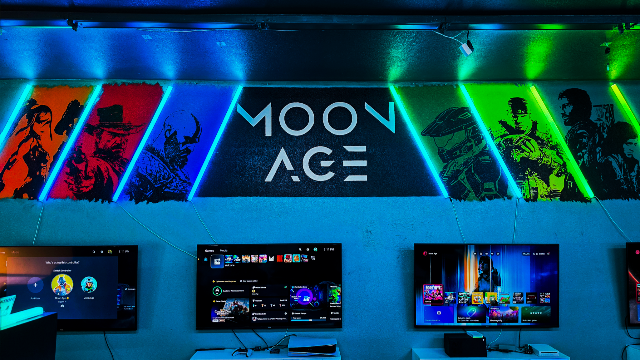 Welcome to MoonAge, where gaming generations come together under one roof. From virtual reality and  