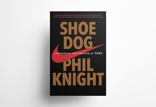 Shoe Dog book cover.