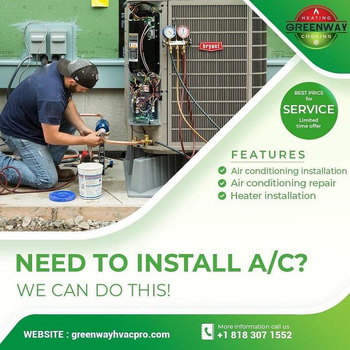 Need to INSTALL A/C&? We can do this! 1 year guarantee for our work! Contact us!