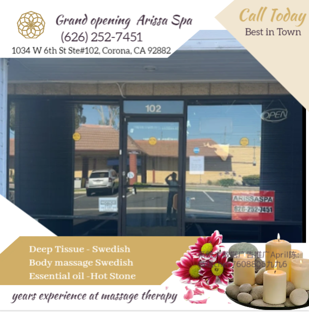 Our traditional full body massage in Corona, CA
includes a combination of different massage therapies like 
Swedish Massage, Deep Tissue,  Sports Massage,  Hot Oil Massage
at reasonable prices.